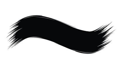 Abstract valentine s brush stroke with textured edges on a white background