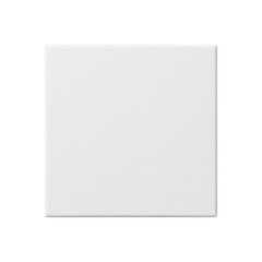 Minimalist White Square on Transparent Background Simple Elegance for Design Projects