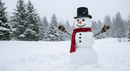 Obraz premium snowman 