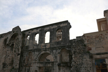 Fototapeta premium Traditional Mediterranean architecture in Split, Croatia.