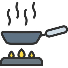 Obraz premium Frying Pan Icon