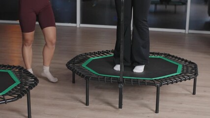 Effective trampoline workout routines for fitness and stretching in the gym setting