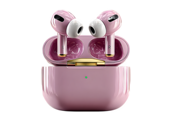 Stay Connected with Style: Pink Wireless Earbuds and Charging Case, Perfect for Music Lovers on the Go, Enjoy High Quality Audio Anywhere, Anytime