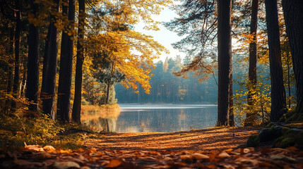 The forest is alive with life: rustling leaves, the occasional splash in the lake, and the songs of distant birds. How would you spend the day fully immersed in nature?