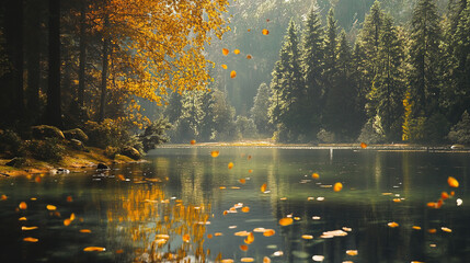 The forest is alive with life: rustling leaves, the occasional splash in the lake, and the songs of distant birds. How would you spend the day fully immersed in nature?
