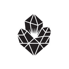 Boho Business Logo Silhouette Vector – Black Icon and Logo Design
