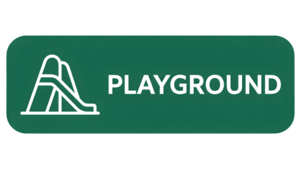 A playground slide icon shows a place for outdoor fun.