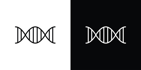 Genetic icons for UI elements. High-quality vector illustration.