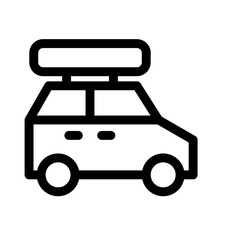 Camper Van Travel Icon