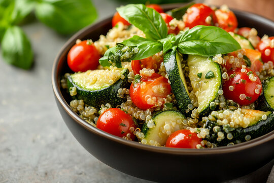 Kale and avocado salad with pumpkin seeds and lemon zest in bowl, healthy clean eating meal for summer or spring detox - Powered by Adobe