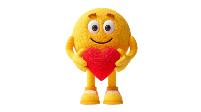 Person emoji holding a red heart