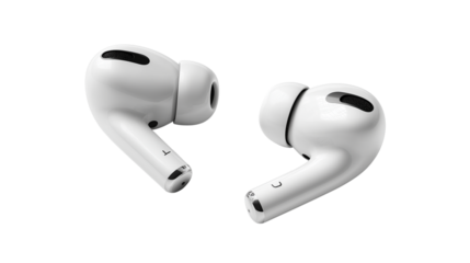 Pair of wireless earbuds