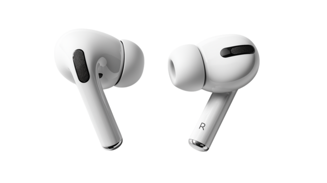 Pair of wireless earbuds - Powered by Adobe