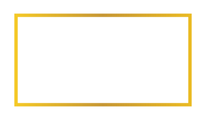 Elegant golden rectangular frame