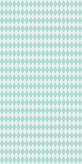 Vertical Pale green rhombus pattern seamless geometric background with repeating pastel argyle grid perfect for wrapping, textile, scrapbook, digital paper, wallpaper, or decorative web design