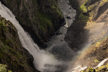 view of voringfossen in Norway