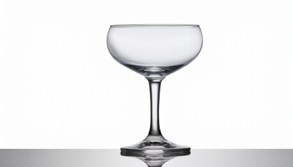 Empty White Cocktail Glass On White Background Png