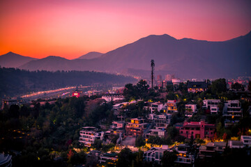 Fototapeta premium Santiago de Chile, South America