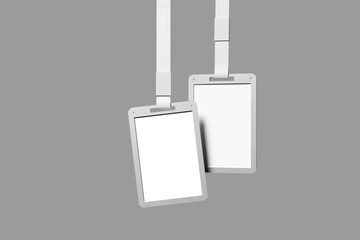 High Quality ID Card Lanyard Mockup  for showcasing your design to clients