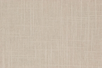 Brown linen fabric cloth texture for background, natural textile pattern.