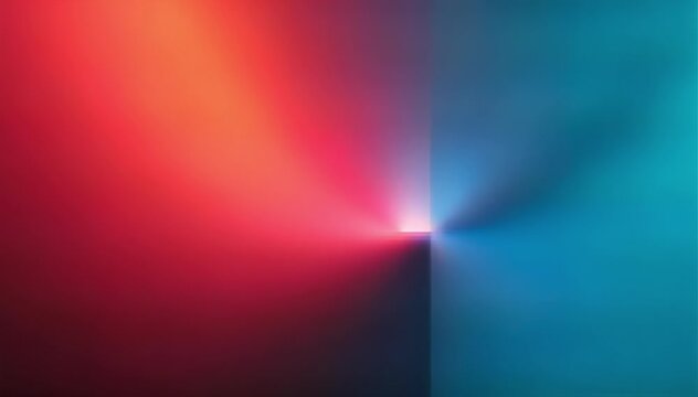 Split-screen gradients bleeding into each other 