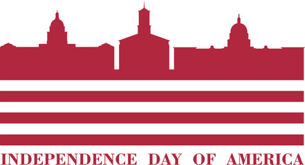 250 years Anniversary card design. 250th anniversary sticker, label, tag, badge to celebrate Independence Day of America on 4th July