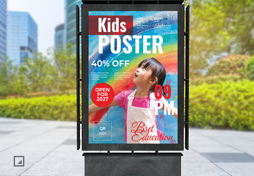 Kids Poster Template Layout