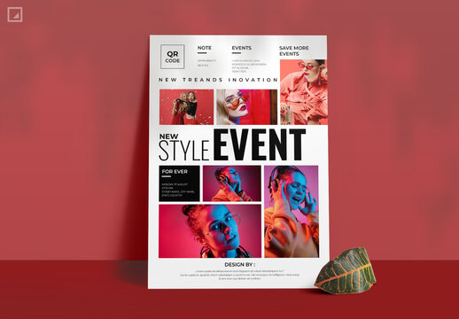 Minimal Event Poster Layout