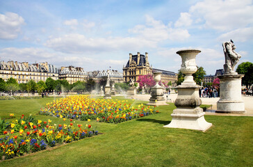 Obraz premium jardin de tuileries