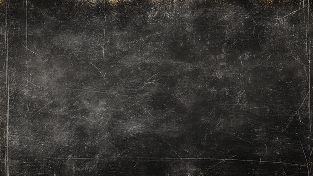 Grungy retro effect scratched chalkboard texture background with copy space Vector, illustration
