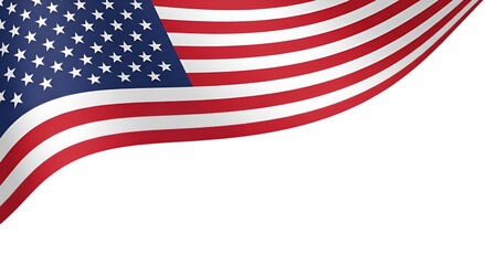 Waving American Flag Border on Black Background usa flag