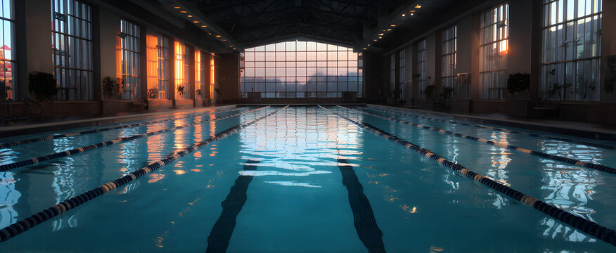 Early morning swim laps fill me with calm and invigorating peaceful energy.