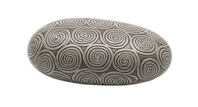 Spiral pattern design texture swirl abstract art illustration graphic background element on transparent background