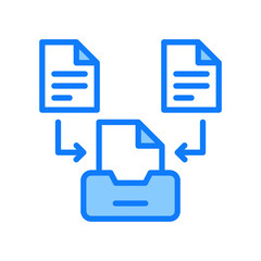 Document Repository blue icon 