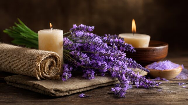 Lavendel und Schiefertafel: Thai-Massage f&Atilde;&frac14;r Rekreation, Wellness und Entspannung