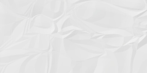 White crease billboard paper rough obsolete wrinkle. Cardboard paper white crumpled satin fabric ripped cloth decoration background	