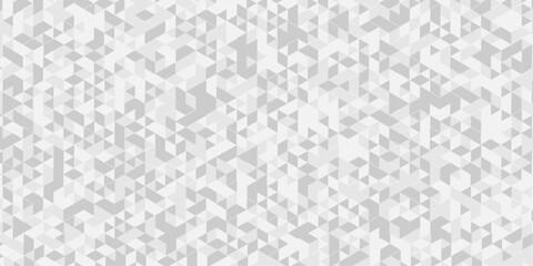 Abstract low polygon cubic white and gray vector poly triangle texture geometric pattern composed of triangular. geometric wall tile and metal cube background triangle wallpaper design.	