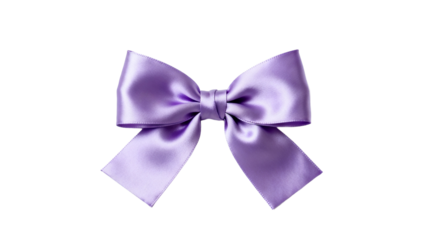 Elegant purple ribbon bow suitable for gift wrapping and decorative purposes