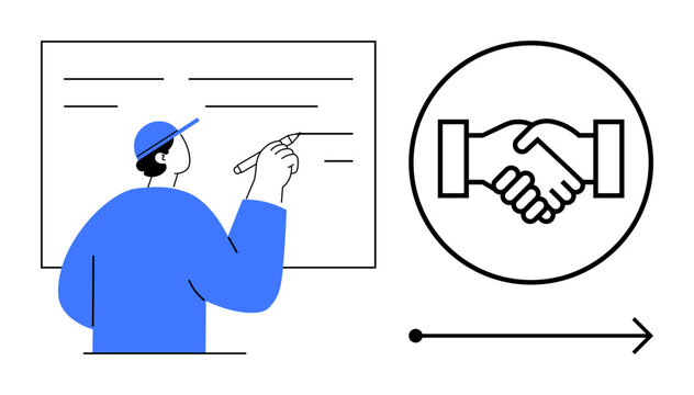 Collaboration concept. Collaboration involves mutual support, professional training, and establishing trust. Collaboration in teamwork, professional growth, partnerships, education, business strategy