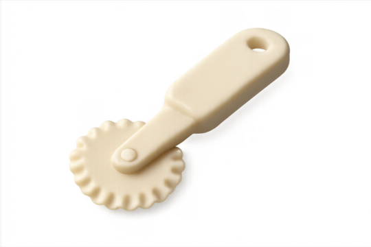 Plastic pastry wheel kitchen utensil for baking dough