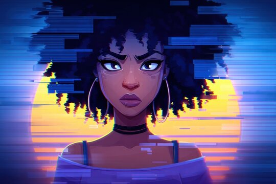 Emotional glitch theme showing fractured thought patterns and shifting sensations.