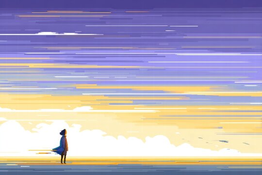 Emotional glitch theme showing fractured thought patterns and shifting sensations.