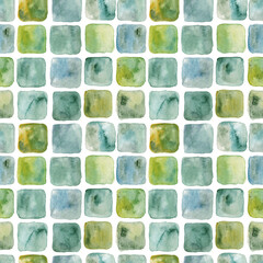 Seamless watercolor abstract pattern. Hand-drawn illustration for fabric, wrapping paper. decoupage, fabrics and etc