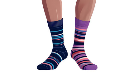 Socks Pair Isolated on Transparent Background