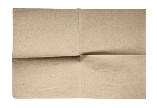 Crumpled Brown Paper Texture Background Image