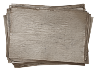 Stacked Vintage Paper Sheets for Creative Use