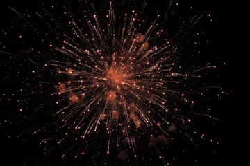 Obraz premium Stunning Fireworks Display Over Andrew Brown Jr Community Park in Coppell, Texas for an Unforgettable Fourth of July Celebration