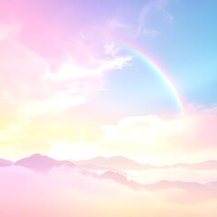 rainbow in the sky