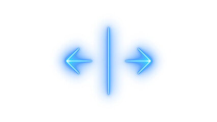 Data cloud directional split arrows icon vector set. Outline data cloud directional split arrows Icon on transparent background vector image.