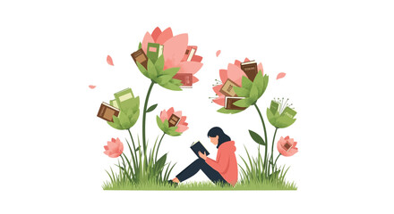 Abstract geometric composition featuring vibrant cmyk and rgb color elements with clean lines and text placeholders suitable for modern design projects